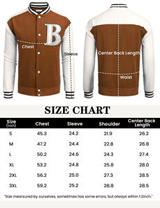 Vestes universitaires d'hiver de haute qualité Streetwear personnalisé College Varsity Jacket pour homme Baseball Bomber Letterman Varsity Jacket - Product Image 5