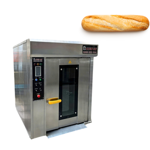 High Quality <b>8</b> Trays Rotary Oven Bread Production Line Altuntop Trolley 20Kw/H Capacity Diesel Rotary Oven Vietnam Manufacturer - Product Image 1