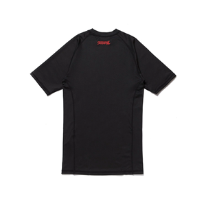 Dernier modèle de vêtements de sport pour hommes Rash Guard à manches courtes avec logo personnalisé par Bright Way international - Product Image 4