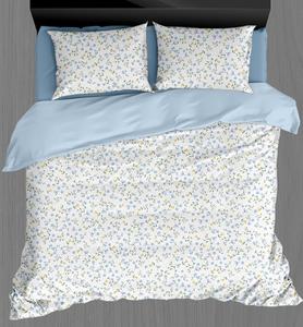 Snow <b>White</b> Striped 400TC Microfiber Bedding Set 4 PCS Soft Durable Includes Fitted/Flat Sheets 2 <b>Pillow</b> <b>Cases</b> for Hotel Hospital - Product Image 3