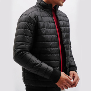 2025 Men's Winter Formal <b>Puffer</b> <b>Jacket</b> with Stand Collar Zipper Front Custom Color & Size Waterproof - Product Image 5