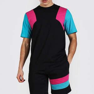 New Style Streetwear <b>Mens</b> T <b>Shirt</b> and Shorts Set Custom Printed Logo High Quality Casual Short Set Factory - Product Image 5