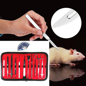 Kit de disección Manual de acero inoxidable de 12 piezas, juego de muestras biológicas de anatomía, enseñanza de biología, laboratorios de disección para estudiantes de medicina - Product Image 3