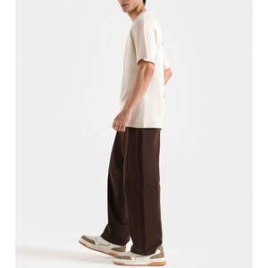 T-shirts pour hommes 100% coton personnalisés Nouveau design T-shirts à impression graphique décontractés de couleur unie respirante pour hommes - Product Image 3