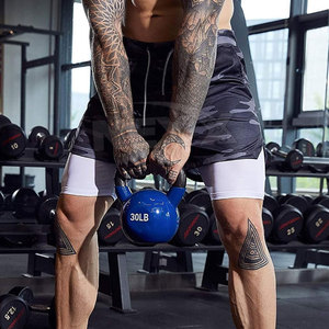 Pantalones Cortos de Lucha de Doble Capa para Jiu Jitsu Brasileño BJJ para Hombre, para Entrenamiento de MMA y Grappling, Duraderos, Fabricante OEM Personalizado - Product Image 5