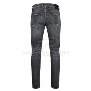 Pantalones Vaqueros Modernos y Elegantes para Hombre, Corte Ajustado, Tela Elástica, Estilo Entallado, Movimiento Cómodo, Ideal para Ropa Casual de Calle - Product Image 2