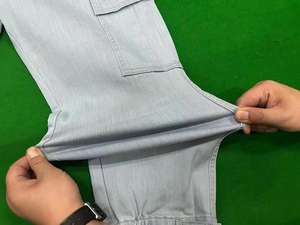 กางเกงยีนส์ทรงหลวมผู้ชาย 2024 กางเกงยีนส์ระบายอากาศยอดนิยมสําหรับผู้ชาย บริการ OEM มีตัวอย่างและยอมรับคําสั่งซื้อจํานวนมาก - Product Image 4