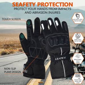 Guantes de Esquí de Invierno Cálidos y Resistentes al Viento para Exteriores, Guantes 100% Impermeables - Product Image 4