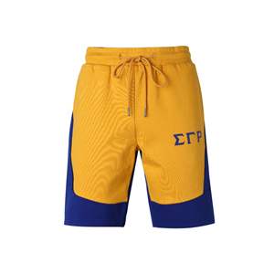 Sigma Gamma Rho Custom Unisex Solid Casual Breathable Woolen Fabric High Quality OEM Service Polyester/Cotton <b>Shorts</b> - Product Image 1
