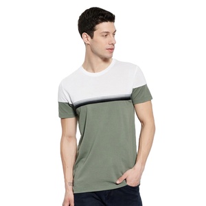 ผ้าฝ้ายวัสดุที่กำหนดเองพิมพ์โลโก้ผู้ชายมืออาชีพ2022รอบคอครึ่งแขนผู้ชายเสื้อยืดขายตอนนี้ - Product Image 1