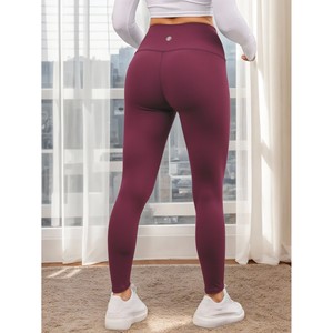 All'ingrosso Leggings Fitness a vita alta da donna x x taglia Yoga pantaloni Push-up Crossover realizzato in Spandex/Nylon fornitore di fabbrica - Product Image 2