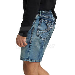 Shorts en jean de couleur unie fabriqués au Pakistan Shorts en jean pour hommes Concevez vos propres shorts en jean pour hommes les plus vendus - Product Image 2