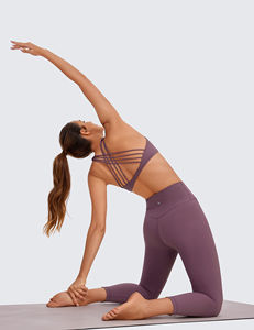 Soutiens-gorge de sport pour femmes de qualité supérieure de haute qualité personnalisé léger Simple licou cou avec style d'ensemble rembourré amovible - Product Image 5