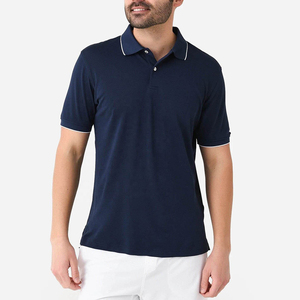 Vente en gros de coton de golf à manches courtes pour hommes pour polos pour l'été rayé couleur Patchwork Design brodé Technique Plus S - Product Image 1