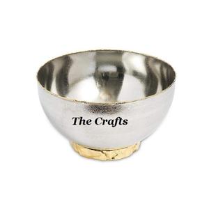 Bol de service en aluminium couleur argent avec vaisselle de qualité supérieure Bol à chocolats pour la maison - Product Image 4