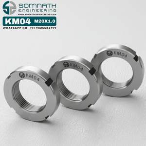 ตัวล็อค KM04น๊อตตัวล็อกเพลาแบบเมตริกที่แม่นยำ M20X1.0สำหรับยึดสเตนเลสสตีล - Product Image 6