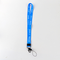 Cordón de poliéster para sublimación de 20mm y 25mm de ancho, blanco y negro, con gancho metálico, ajustable, ecológico y moderno para la Feria de Cantón