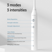 Großhandel wiederauf ladbare elektrische Zahnbürste Soft Brush Head 3 Modi 3 Stufen für ein gründliches und dennoch sanftes Aufwachen