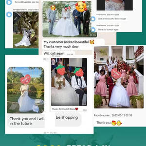 ชุดราตรีผู้หญิงทรงหางปลา ผ้าซาติน เอวทรงเอ็มไพร์ ตกแต่งด้วยเทคนิคโครเชต์ สายเดี่ยวประดับเลื่อม ยาวลากพื้น คอวี - Product Image 5