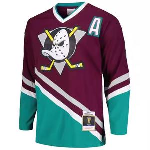 100% poliéster sublimado al por mayor hombres camisetas de hockey sobre hielo 100% poliéster hombres uniforme de hockey sobre hielo camisetas de hockey para deportes de equipo - Product Image 5