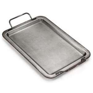 Plateau de service robuste en métal galvanisé idéal pour les présentoirs de ferme de décoration de cuisine fonctionnelle ou les solutions de service de fête - Product Image 5