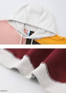 เสื้อฮู้ดดี้ผ้าฟลีซคอตตอน 100% แบบยูนิเซ็กซ์ สั่งทำได้ แห้งเร็ว คุณภาพสูง เสื้อกันหนาวลายเรียบ สำหรับผู้ชาย คอฮู้ด สั่งทำได้ - Product Image 4