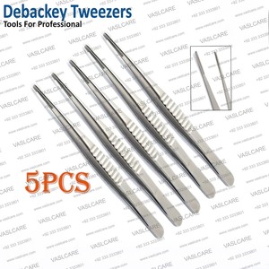 Pince à épiler Debakey de qualité supérieure 6 "Froceps Instruments chirurgicaux vétérinaires dentaires atraumatiques par Vaslcare - Product Image 6