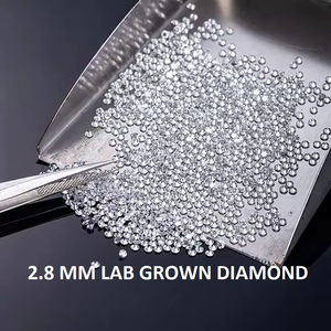 Diamants de laboratoire de 2,8 mm pour la fabrication de bijoux, vente en gros, taille ronde brillante, DEF VVS1, percés au laser, Mira Art, fabriqués en Inde - Product Image 3