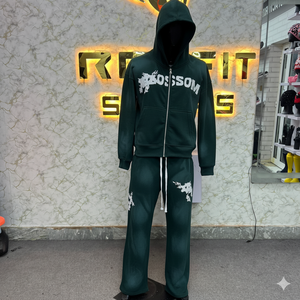 Fabricant professionnel Offres Spéciales survêtement à fermeture éclair à bas prix fabriqué en usine pour hommes Style unique Nouveau design Survêtements pour hommes - Product Image 6