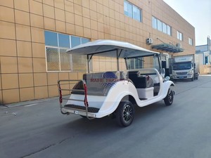 Voiturette de golf classique 6 places 48 V à batterie au plomb et moteur AC, vitesse 50 km/h, configuration 4+2, prête à être expédiée – Meilleures ventes - Product Image 3