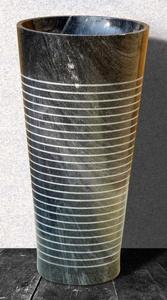 Lavabo de Pedestal de Ónix de Pakistán, Elegante Lavabo de Pedestal de Ónix Pulido con Patrón de Pilar, Venta al por Mayor, Lavabo de Pedestal Artesanal SUAZ - Product Image 4