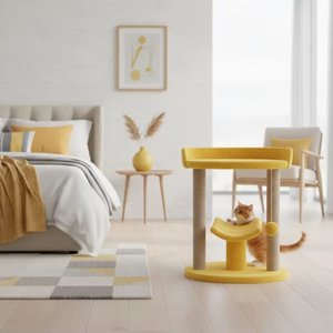 High-quality Amistar Lemon Drop <b>scratching</b> <b>post</b> <b>for</b> <b>cats</b> of all sizes and breeds. - Product Image 2