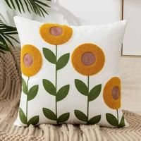 Vente en gros d'usine, coussins décoratifs personnalisés en coton biologique 100% avec motifs de dessins animés/à pois pour canapé et hôtel