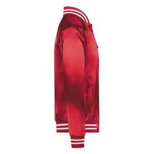 Nuevas chaquetas de seda para hombre a la moda, logotipo personalizado, chaqueta universitaria de satén de béisbol Letterman, chaquetas para hombre - Product Image 3