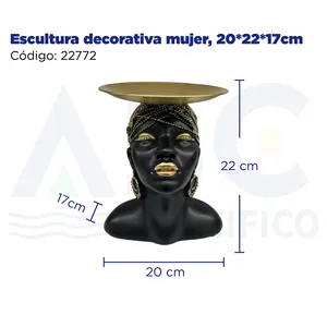 20*22*17cm in ottone decorativo in alluminio scultura donna artigianato ornamenti per ufficio soggiorno decorazione casa arte di nozze - Product Image 2