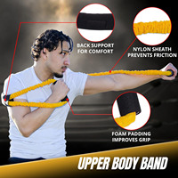 Ensemble de bandes de résistance Shadow Pro Boxing pour l'entraînement de boxe, livré avec des attaches de cheville, ajout idéal à l'équipement de boxe