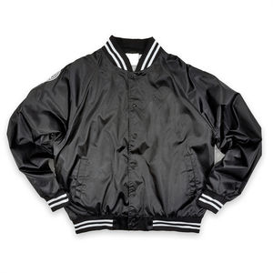 Veste universitaire en satin de haute qualité pour hommes, col montant, manches longues, vêtements de sport en toile, bombardier d'hiver décontracté pour moto Safari - Product Image 2