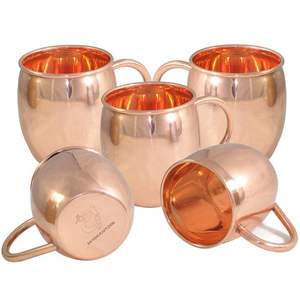 Tazas de Cobre Metálicas Stoli Nuevas de Grado Comercial para Restaurantes - Product Image 4