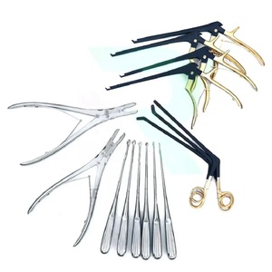 Codman Kerrison Rongeurs Bone Curettes Juego de 15 piezas Ortopedia manual de acero inoxidable Instrumento de columna vertebral de Fs Ortho - Product Image 2