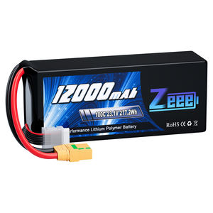 Zeee高容量FPVドローンバッテリー6S/7S/8S 23.1V 12000mAh 100C HV高電圧軽量6S LipoバッテリーFPVドローンバッテリー - Product Image 1