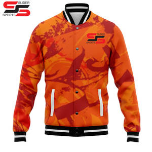 Venta al por mayor en blanco bombardero chaqueta universitaria hombres Letterman Varsity hombre chaqueta personalizada sublimación Universidad chaqueta de béisbol para hombre - Product Image 3