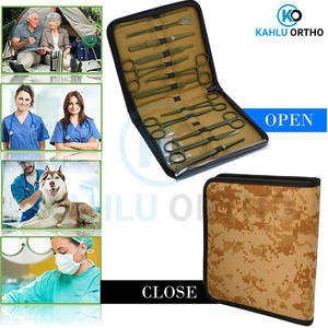 ชุดเครื่องมือทางชีววิทยาการผ่าตัดผลิตในปากีสถานชุดเครื่องมือสัตวแพทย์ที่เกี่ยวกับศัลยกรรมกระดูกของ Kahlu 13ชิ้น - Product Image 4