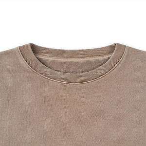 เสื้อสเวตเชิ้ตผู้ชายคุณภาพสูง หนานุ่ม สำหรับฤดูหนาว พิมพ์โลโก้ด้วยเทคนิคซิลค์สกรีน ทรงปกติ ผ้าฟลีซคอตตอน 100% - Product Image 2