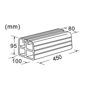 Supports au sol L 450 pour unités de condensation de climatisation, pièces de climatisation - Product Image 2
