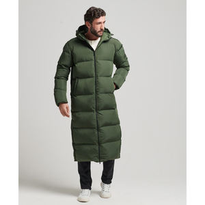 Veste d'hiver longue saison pour hommes avec fermeture à glissière à col à capuche Service OEM Out Door Street Jacket pour hommes - Product Image 3