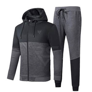 ชุดวอร์มผู้ชายสั่งทำโลโก้ได้ กันลม ไซส์ใหญ่ ผ้าฝ้าย 100% น้ำหนักเบา คุณภาพสูง ระบายอากาศดี ลายเรียบ สวมใส่ในฤดูหนาว - Product Image 1