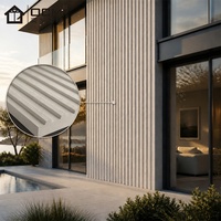 Panneau de bardage en fibrociment cannelé de 12 mm certifié ASTM, longueur 2400 mm, revêtement mural extérieur architectural pour maisons préfabriquées aux États-Unis