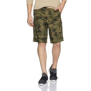 Short cargo brodé personnalisé à 6 poches pour hommes, avec boutons en coton, short de travail confortable pour fitness, course à pied - Product Image 1
