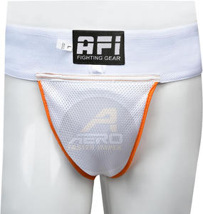 อุปกรณ์ป้องกันหน้าท้องสำหรับมวยไทย หนังพรีเมียม สำหรับเด็กและผู้ใหญ่ ป้องกันอวัยวะเพศชาย สำหรับกีฬาคริกเก็ต ฮอกกี้ ยี่ห้อ AERO - Product Image 2