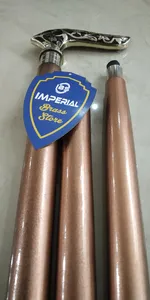 Bastón de madera de hoja dorada negra antigua, bastones Vintage de diseñador de alta calidad, mango de goma, punta de latón, regalo de actividad al aire libre - Product Image 3